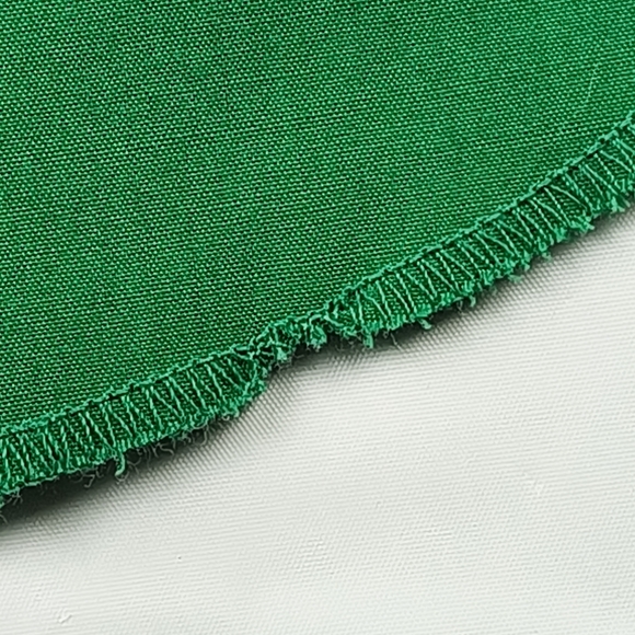 H bar C USA Made CALIFORNIA RANCHWEAR vintage GREEN white PEARL buttons 16.5/34 - Picture 12 of 16